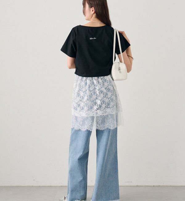  「バックロゴプリントちびTシャツ」|Tシャツ・カットソー|