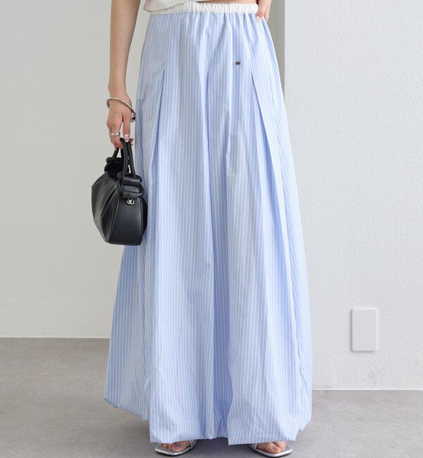  「ストライプバルーンスカート」|スカート|