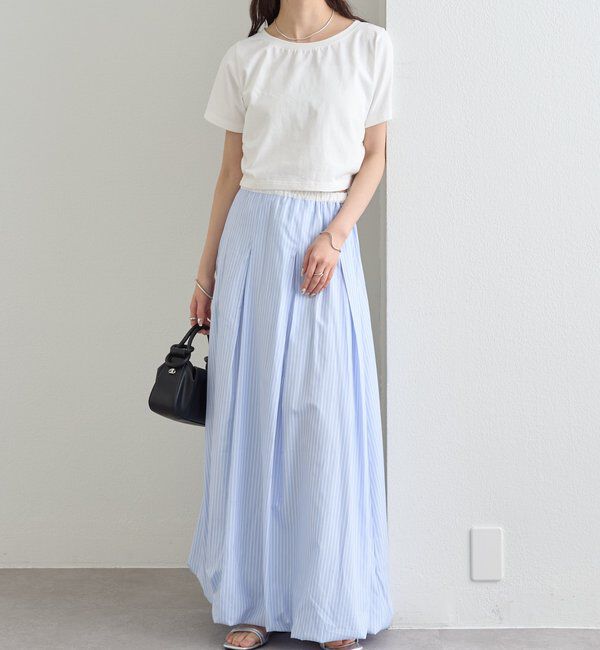  「ストライプバルーンスカート」|スカート|