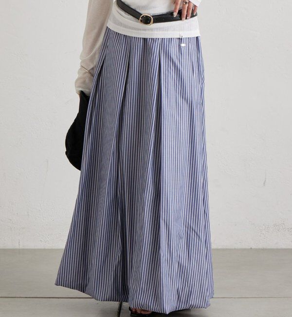  「ストライプバルーンスカート」|スカート|