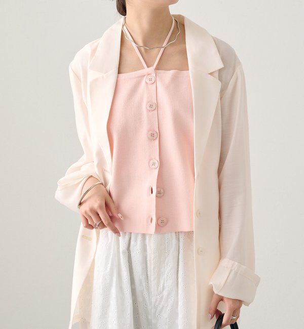  「ホルターニットタンクトップ」|キャミソール|