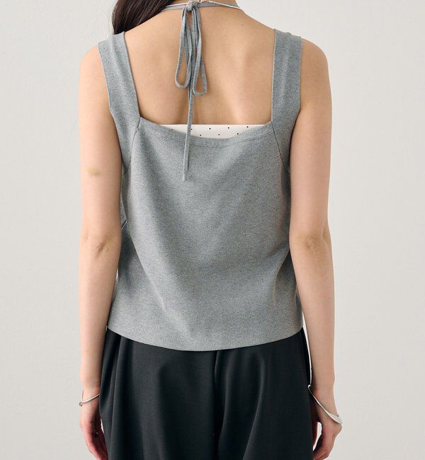  「ホルターニットタンクトップ」|キャミソール|