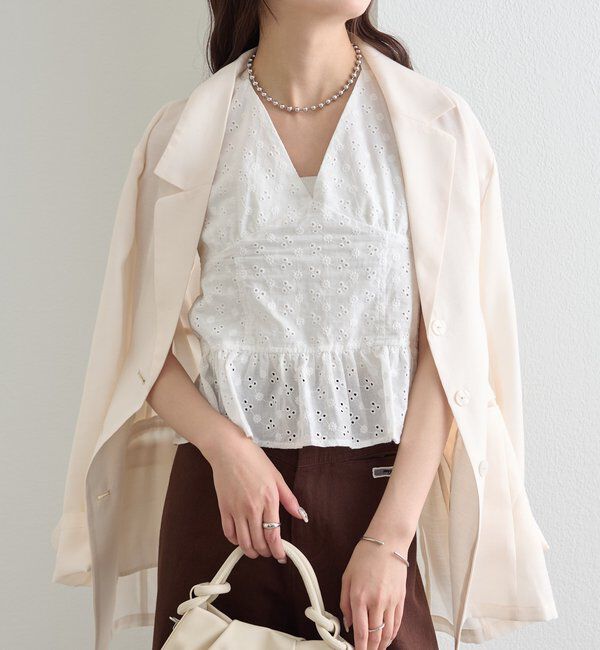  「ベルト付きシアージャケット」|その他|