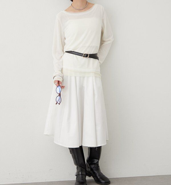  「レイヤードシアーロンT」|Tシャツ・カットソー|