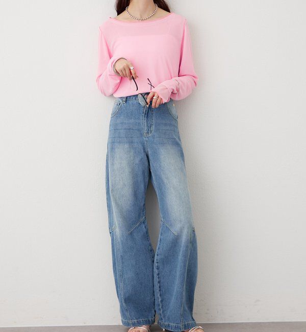  「レイヤードシアーロンT」|Tシャツ・カットソー|