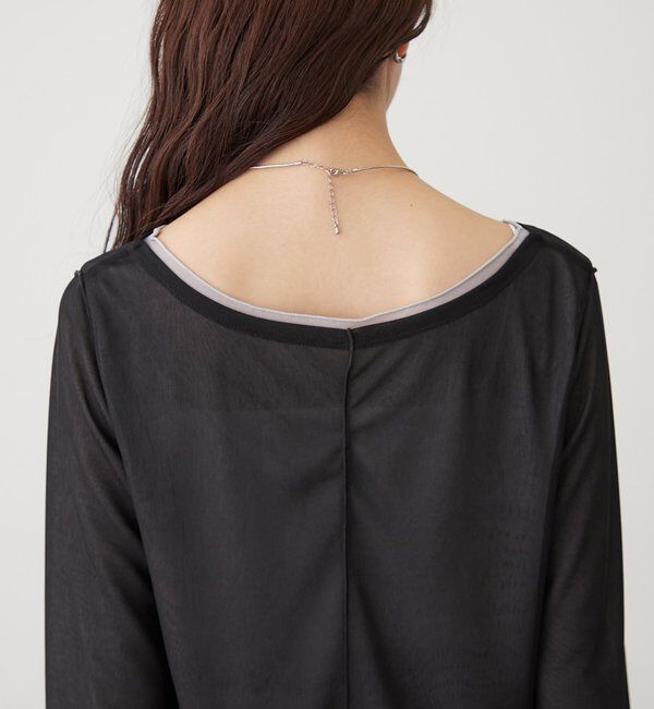  「レイヤードシアーロンT」|Tシャツ・カットソー|