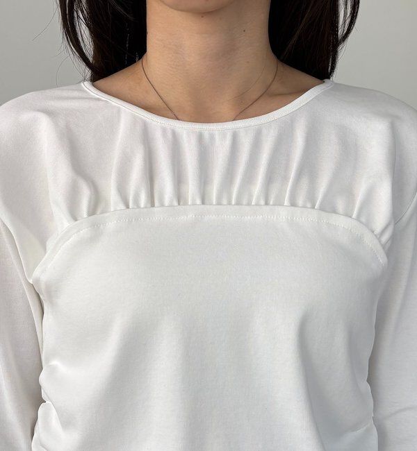  「ベア切替ギャザーT」|Tシャツ・カットソー|