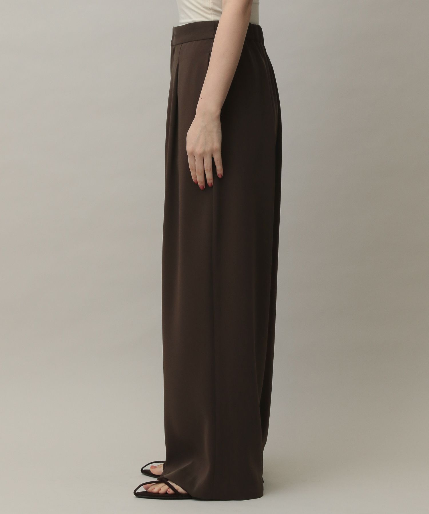 A part by 「【洗える】きれいめイージーストレートパンツ」|その他|