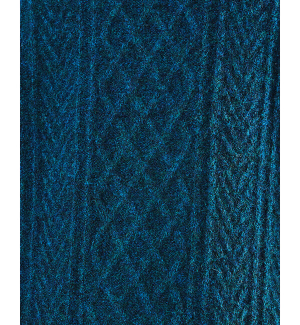 ABAHOUSE「WOOL MIX メランジシャギー アランニット」|ニット・セーター|