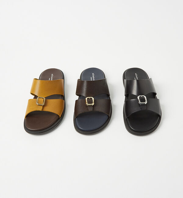 alfredoBANNISTER「レザー バックル サンダル」|サンダル|