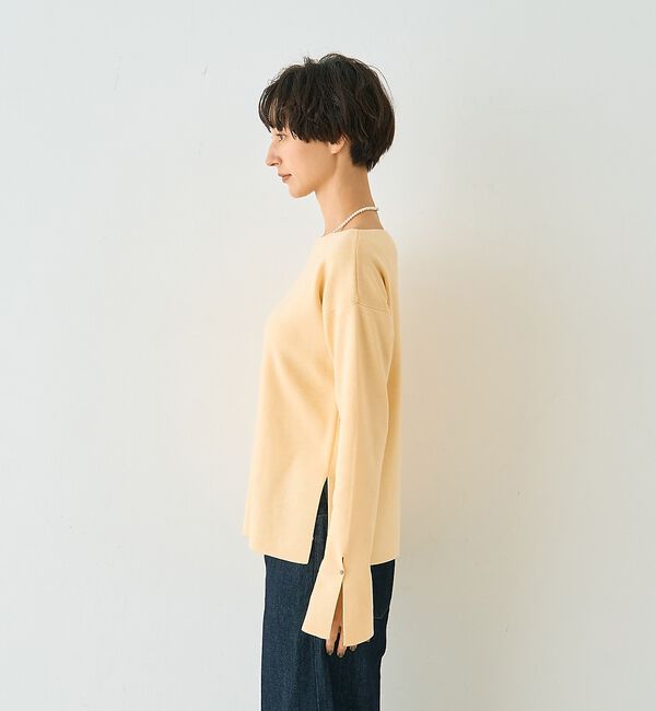 Rouge vif「スムーススリットニットプルオーバー」|ニット・セーター|