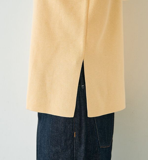 Rouge vif「スムーススリットニットプルオーバー」|ニット・セーター|