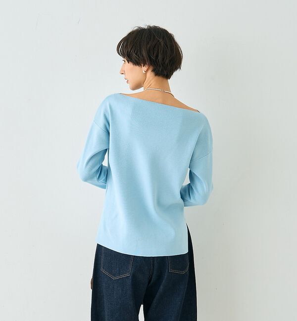 Rouge vif「スムーススリットニットプルオーバー」|ニット・セーター|