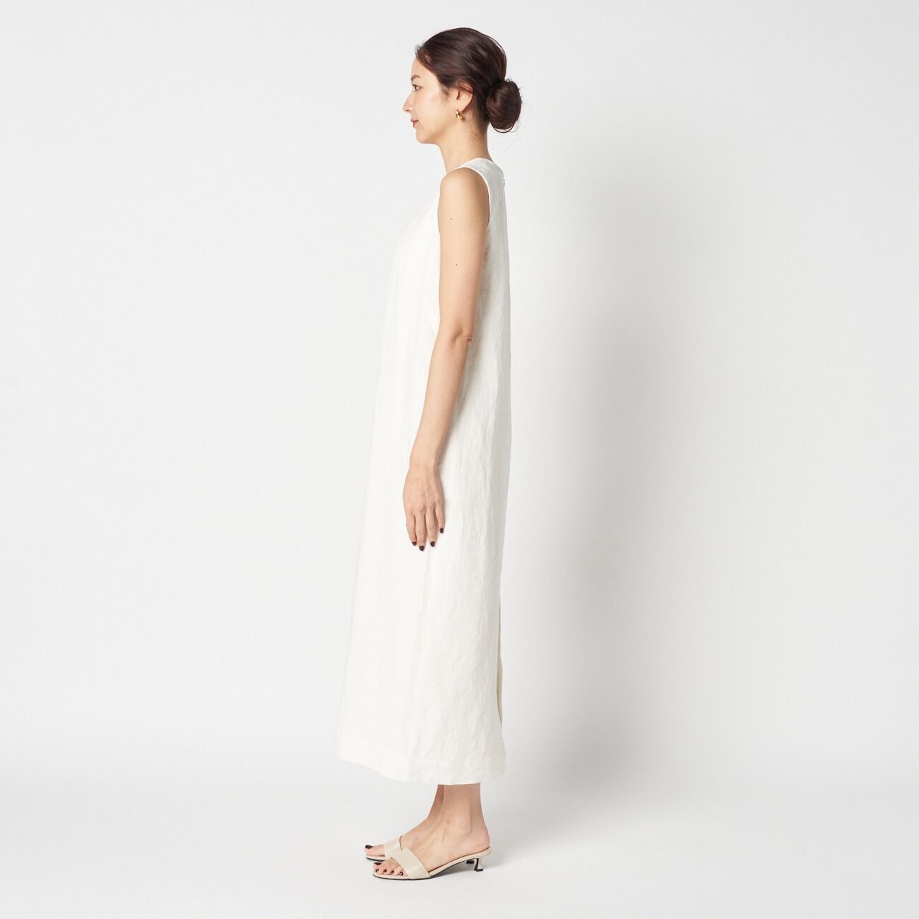 HELIOPOLE「HELIOPOLE DUNGAREES LINEN LONG DRESS」|ワンピース|