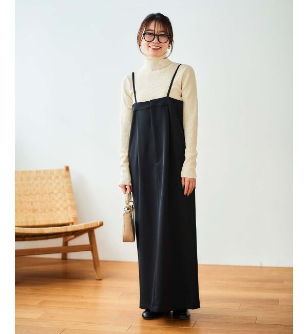  「《手洗い可能》ストレッチキャミジャンスカ」|ジャンパースカート|
