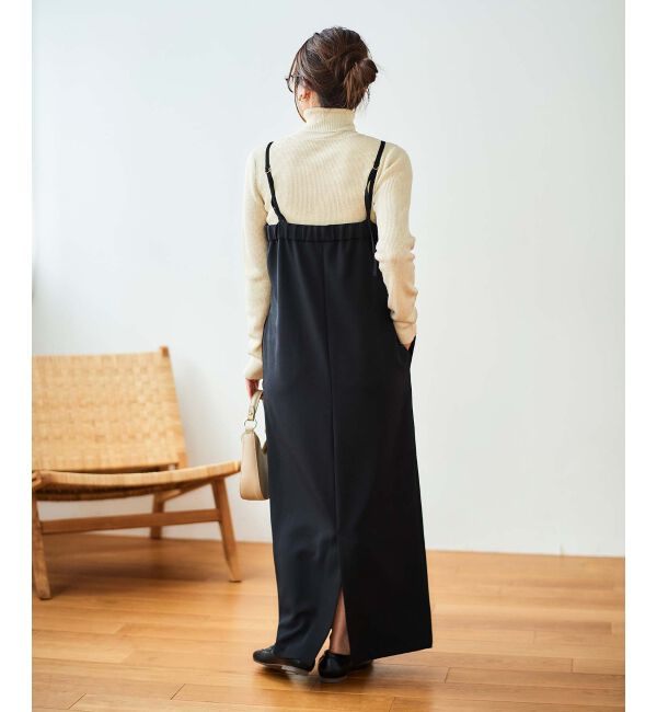  「《手洗い可能》ストレッチキャミジャンスカ」|ジャンパースカート|