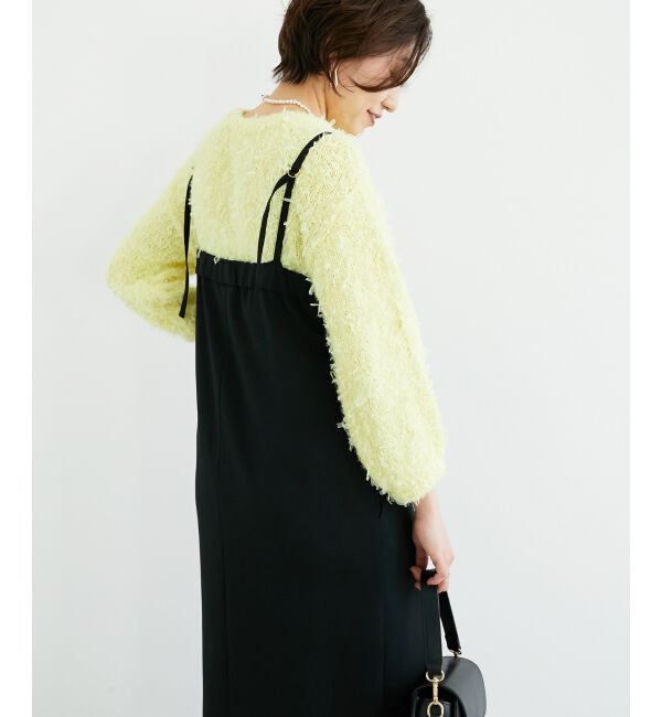  「《手洗い可能》ストレッチキャミジャンスカ」|ジャンパースカート|