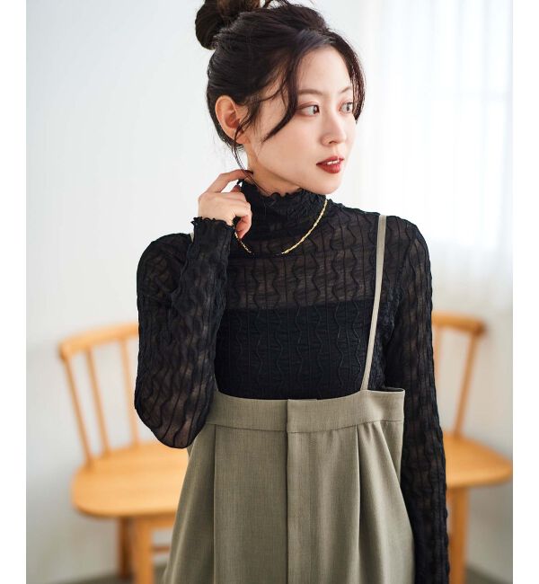  「《手洗い可能》ストレッチキャミジャンスカ」|ジャンパースカート|