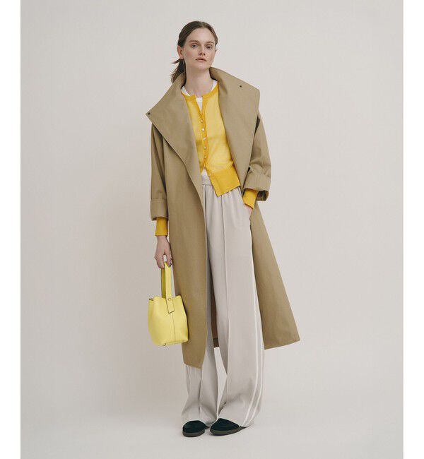 allureville/スタンドカラーコクーンコート