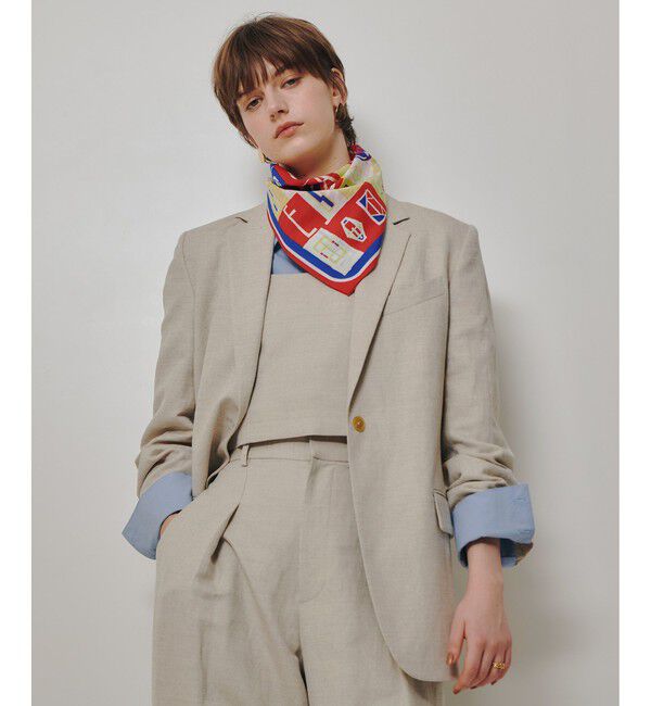 allureville/シャークスキンシングルオーバージャケット