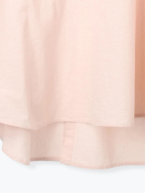 Samansa Mos2「後ろボタンスキッパーチュニック」|シャツ・ブラウス|