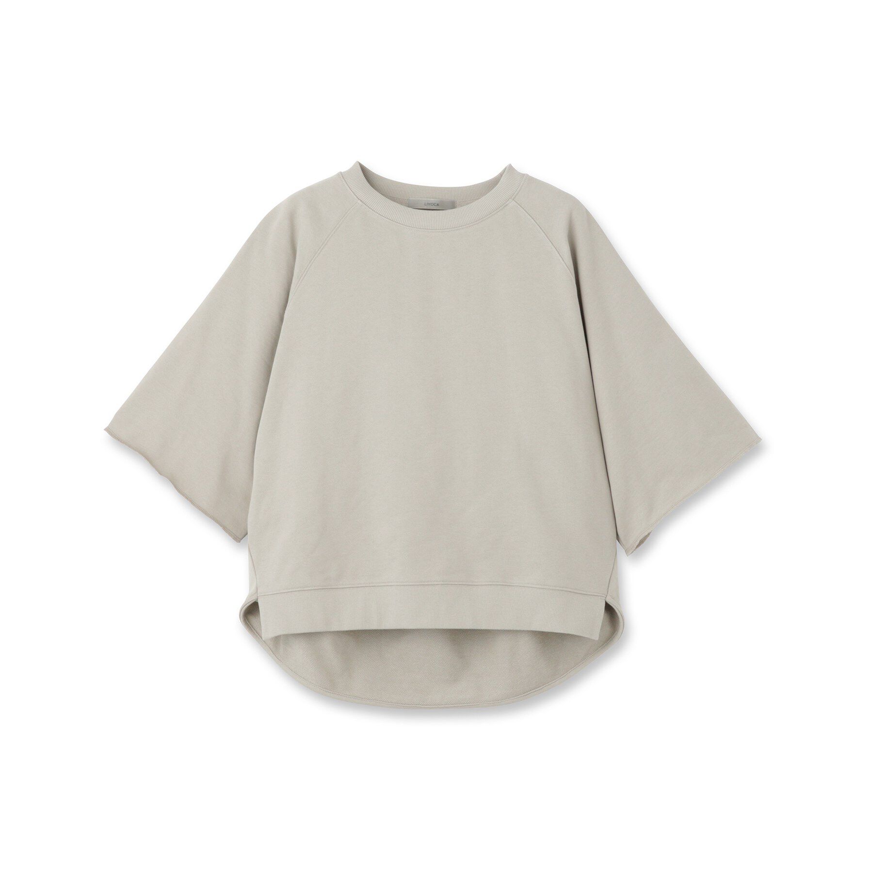 UNTITLED「【Liyoca】裏毛ハーフスリーブプルオーバー」|Tシャツ・カットソー|