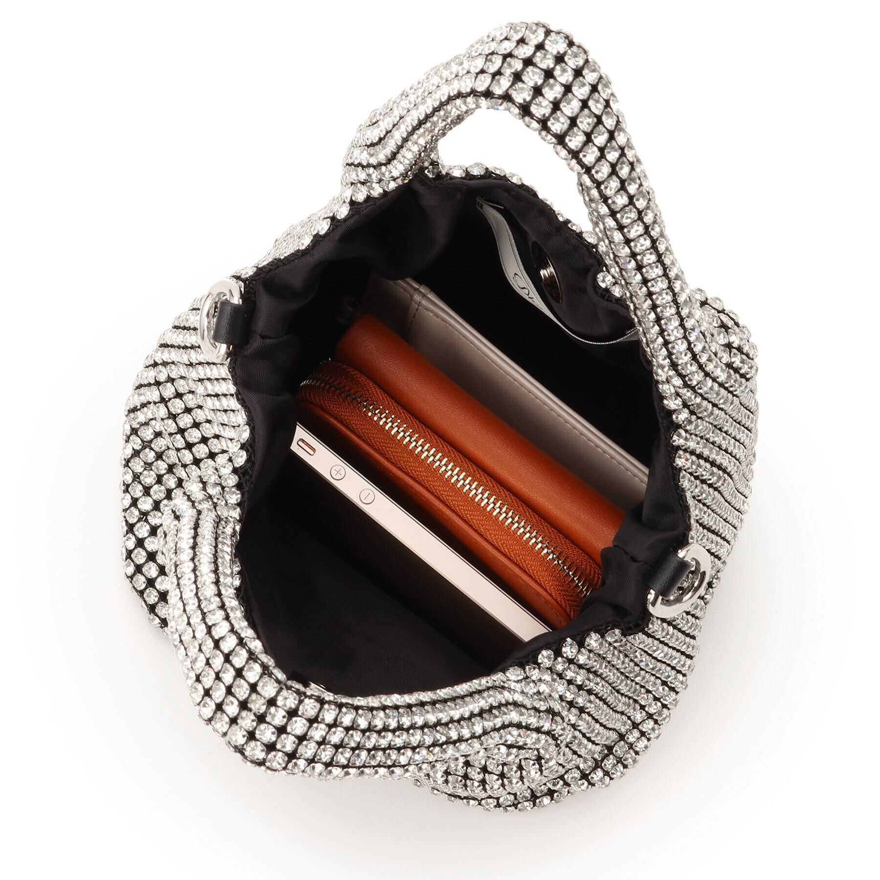 DRESSTERIOR「Dhyana．（ディアナドット）【2WAY】ビジュー キラキラ バッグ」|ショルダー・メッセンジャー|