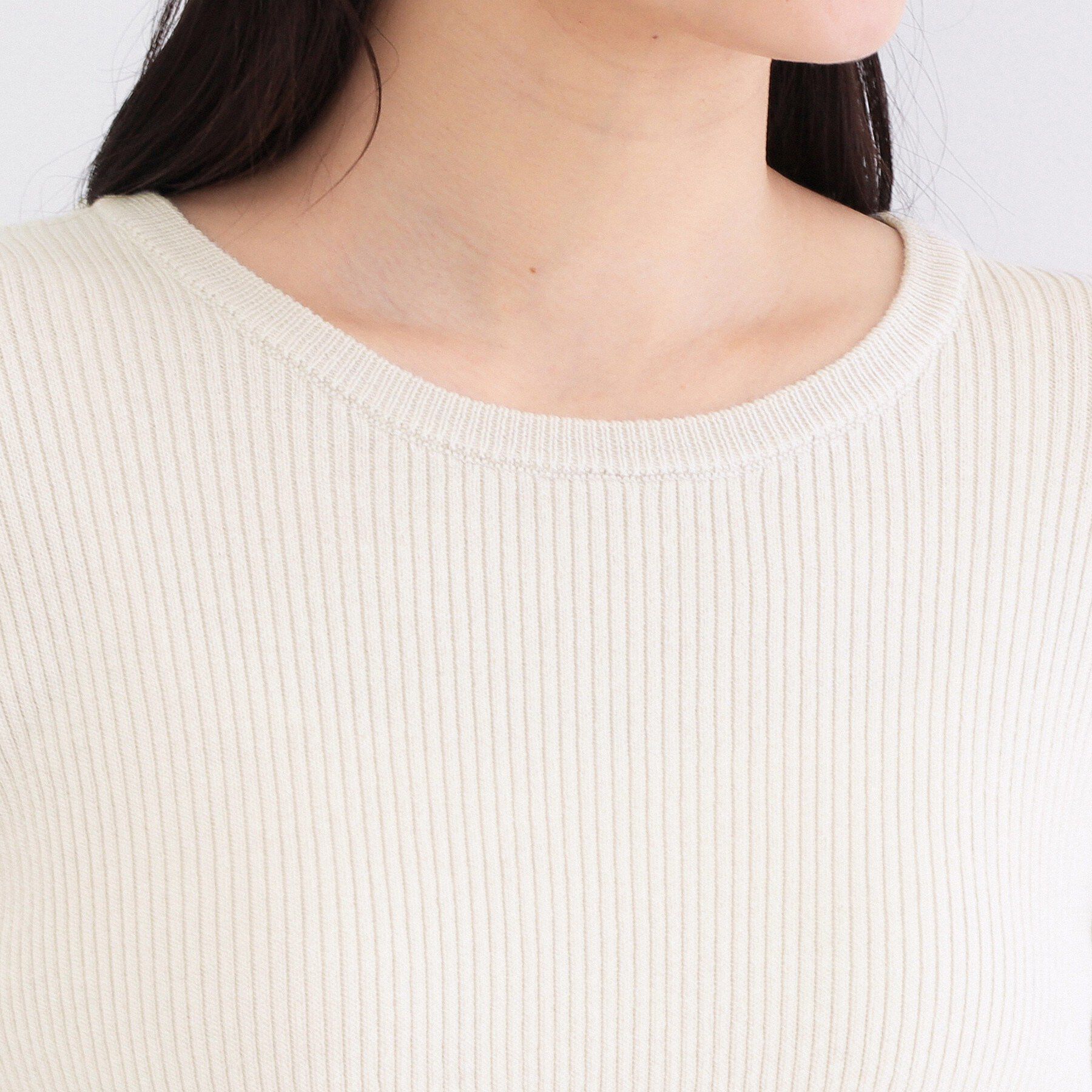 OPAQUE.CLIP「ビスチェベストsetレイヤードリブニット【洗濯機OK】」|ニット・セーター|