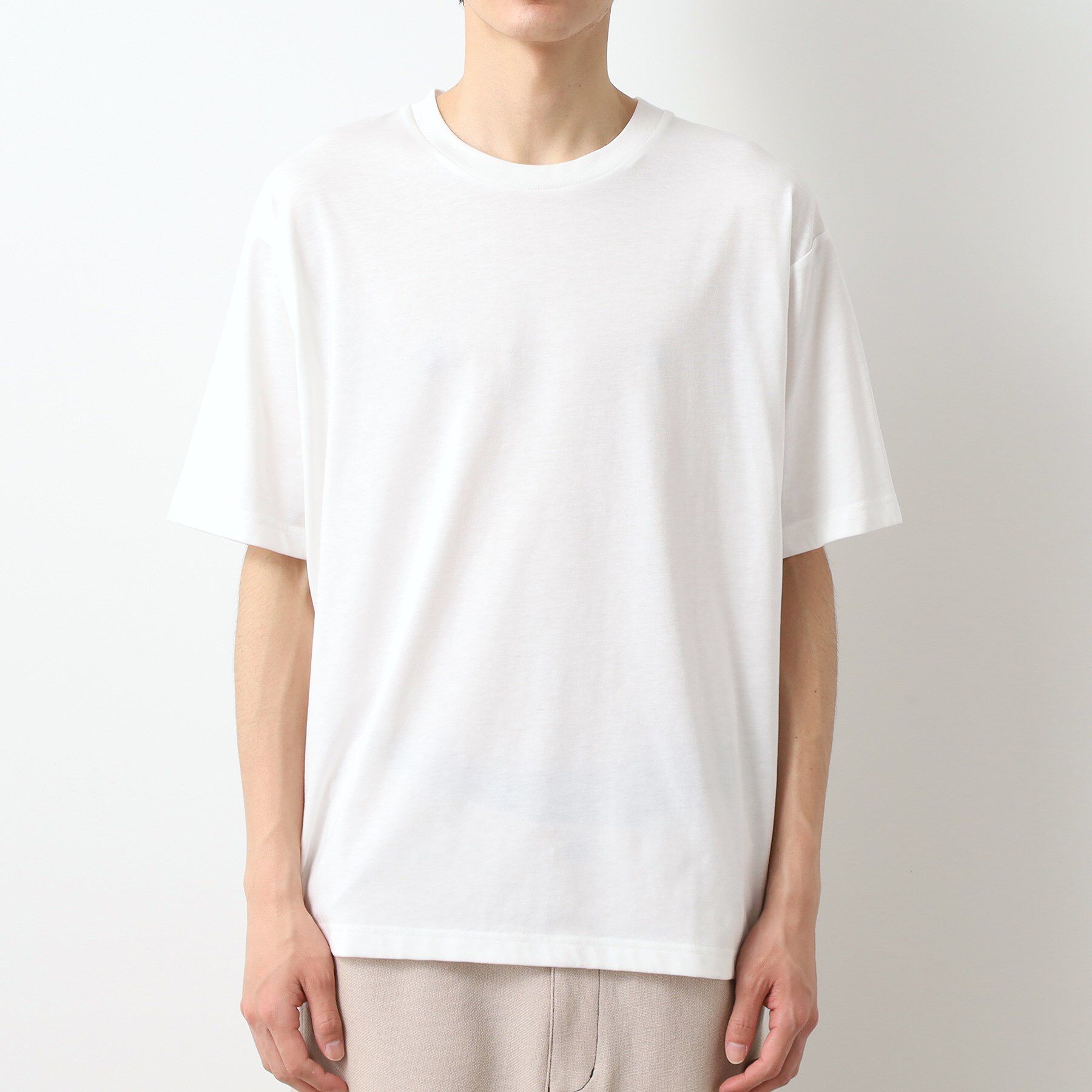 THE SHOP TK「クラフトレースアンサンブルシャツ【半袖Tシャツセットアイテム/オーバーサイズ/洗濯機OK】」|シャツ・ブラウス|