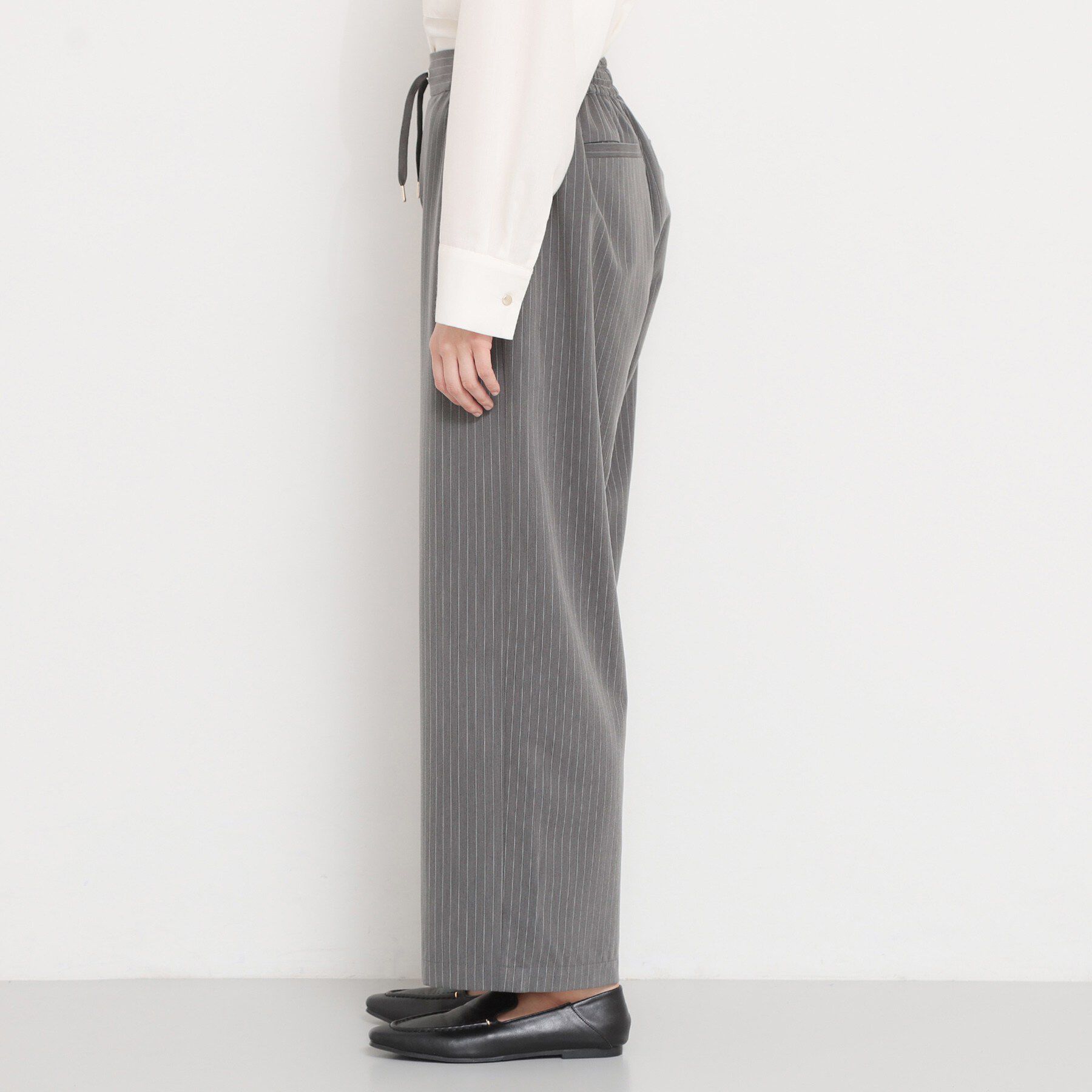 THE SHOP TK「ストライプイージーワイドパンツ」|その他|