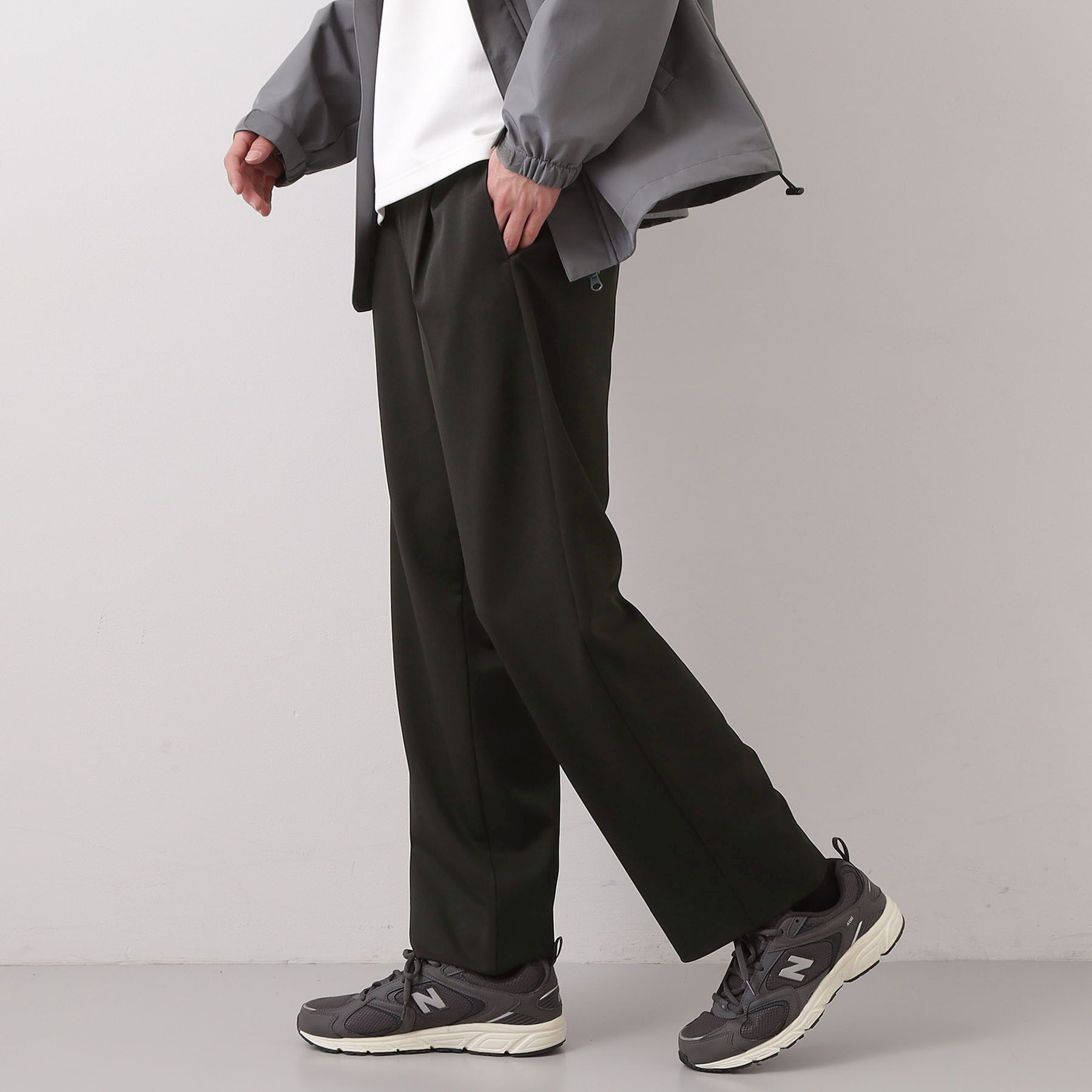 THE SHOP TK「FLEX LINE セミワイドイージーパンツ　ストレッチ/防シワ/マシンウォッシャブル/セットアップ」|その他|