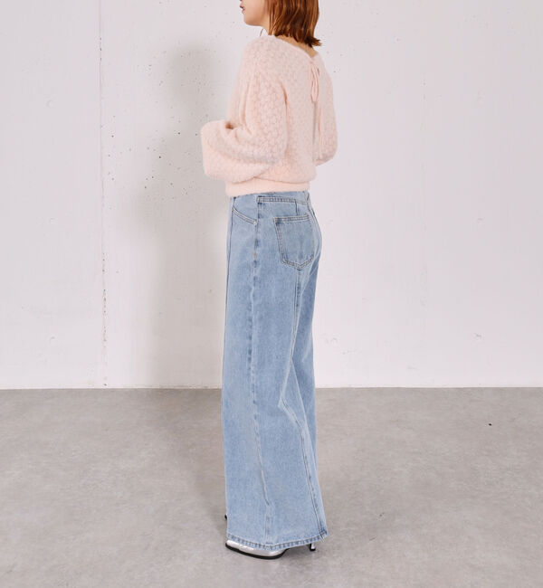 archives「バックリボン透かしニットプルオーバー」|ニット・セーター|