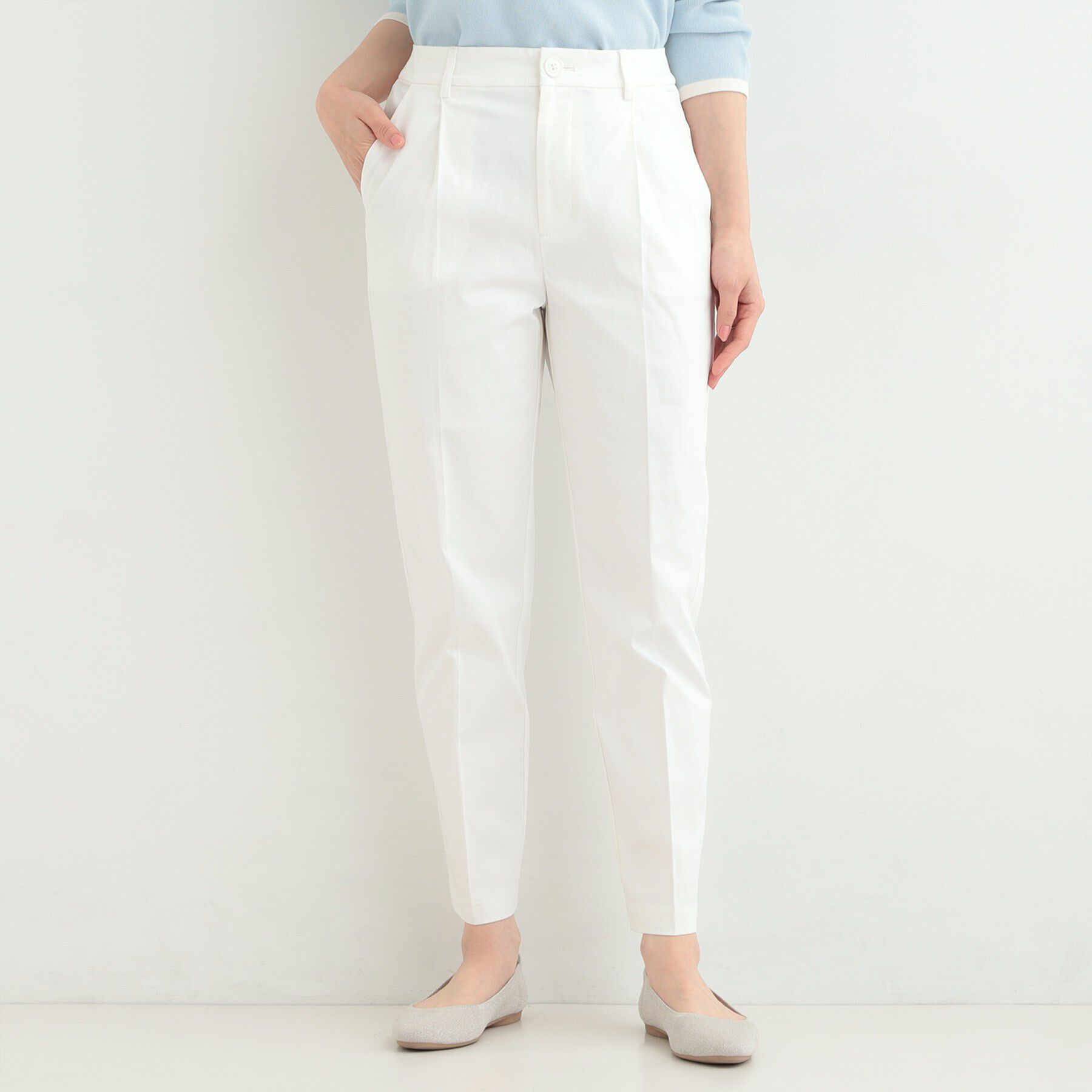 SHOO･LA･RUE「【洗濯機可/SS-LL/美脚シルエット】脚を真っ直ぐに見せてくれる スティックパンツ」|その他|