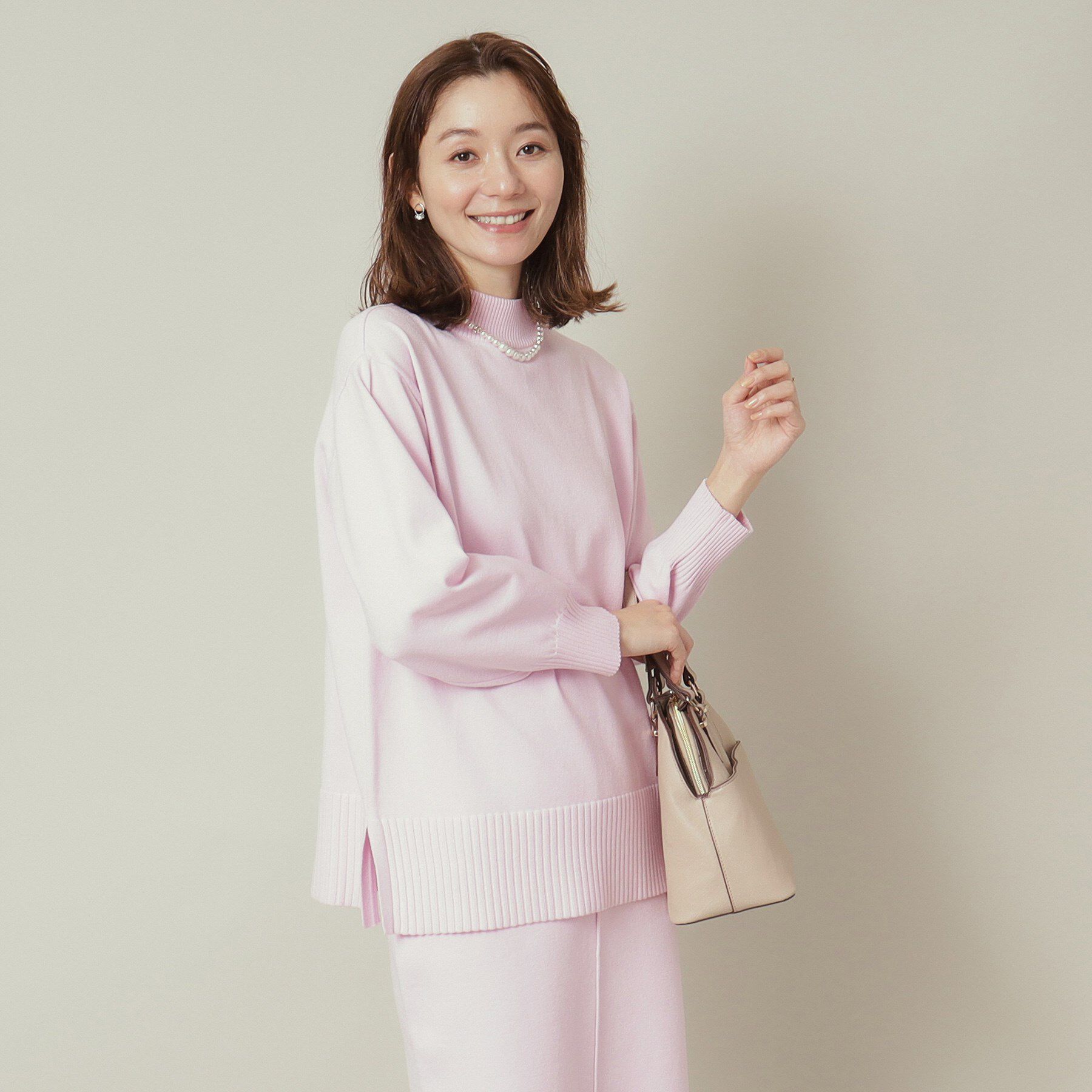 ITS&rsquo;DEMO「【通勤／手洗い可】ボトルネック&times;タイトスカートセットアップ」|スーツ|