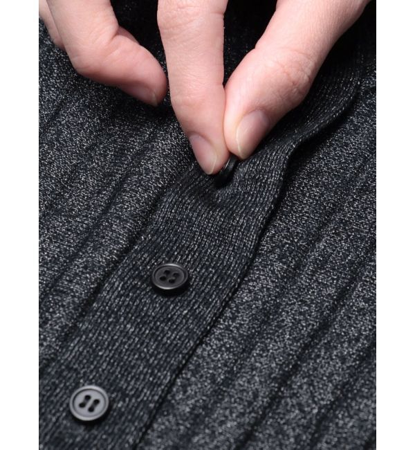 GYDA「シアーニットポロトップス」|ニット・セーター|