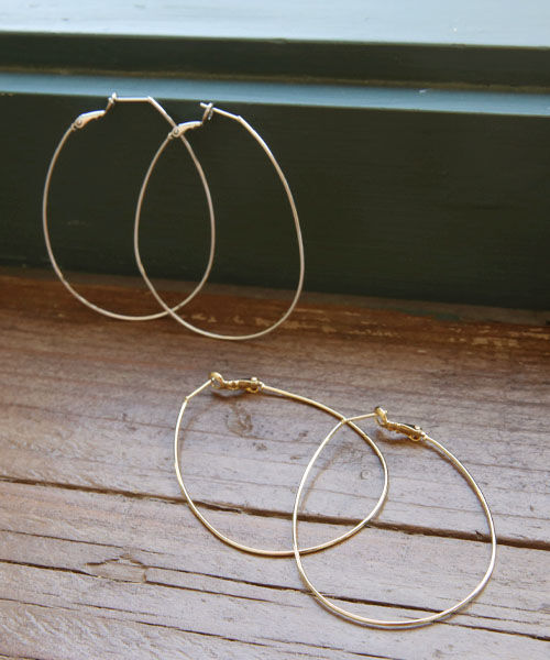 colleca la「大きめドロップフープピアス」|ピアス|