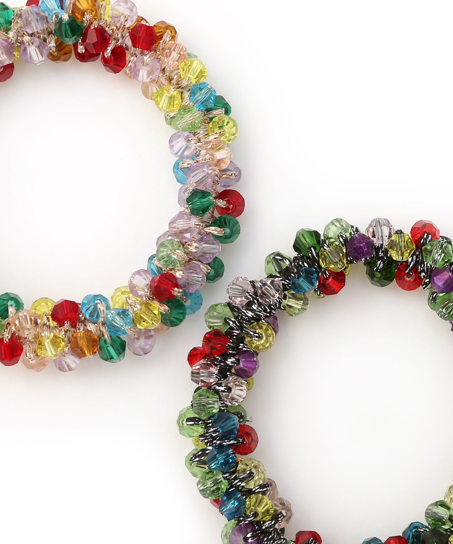  「カラフルスリムビーズシュシュ」|ヘアゴム・シュシュ|