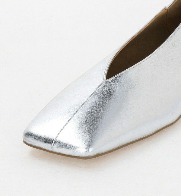 ODETTE E ODILE「オブリークスクエアトゥ フラット15&uarr;」|パンプス|