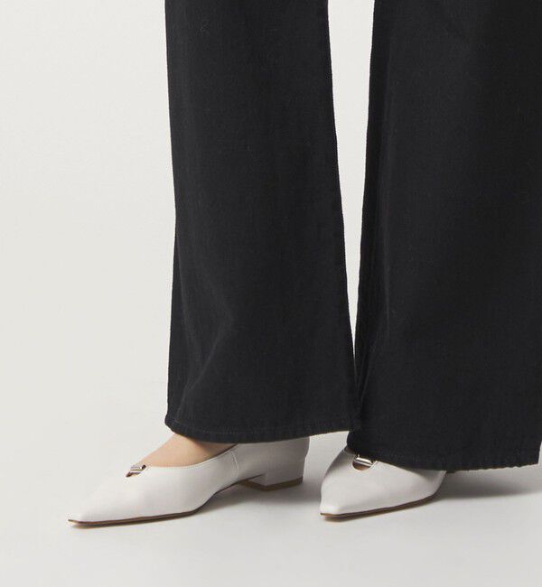 ODETTE E ODILE「レクタングルメタル フラット20&uarr;」|パンプス|