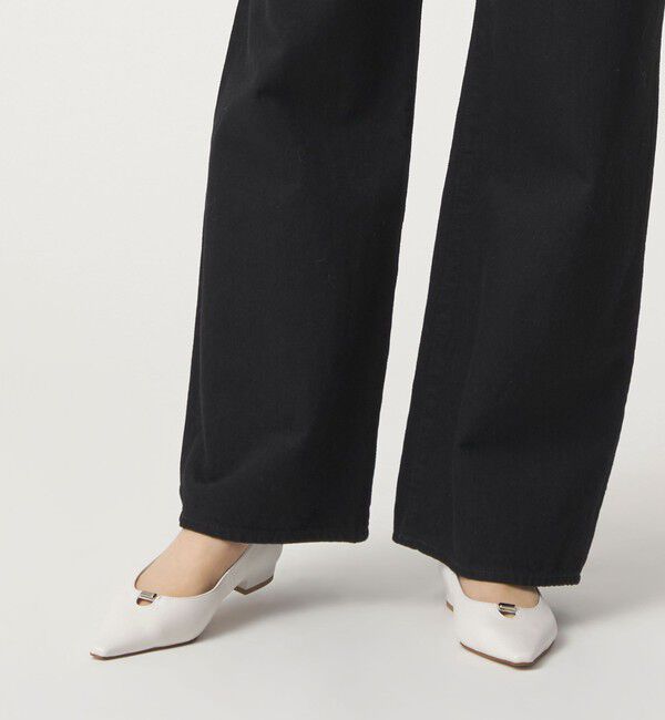 ODETTE E ODILE「レクタングルメタル フラット20&uarr;」|パンプス|