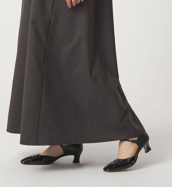 ODETTE E ODILE「スクエアセパレートベルト パンプス45&uarr;」|パンプス|