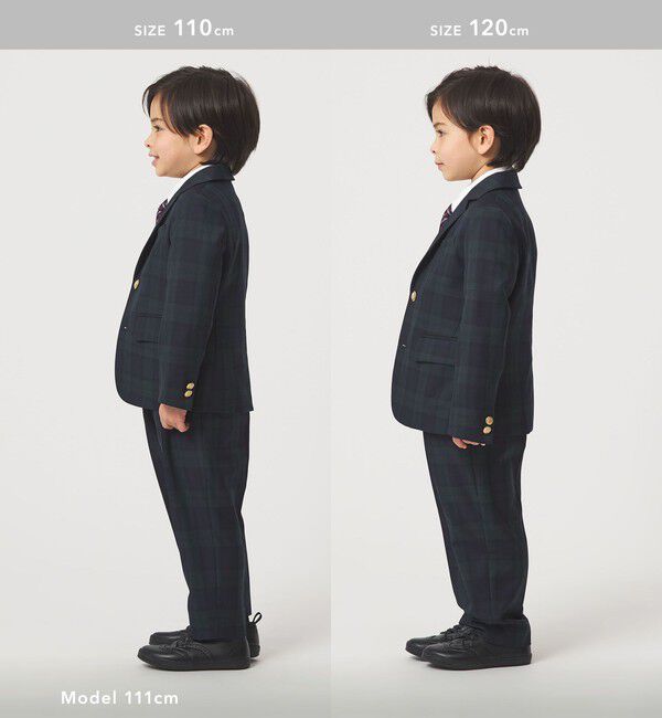 UNITED ARROWS green label relaxing「TRW ブラックウォッチ パンツ / キッズ 110cm-130cm」|スーツ|