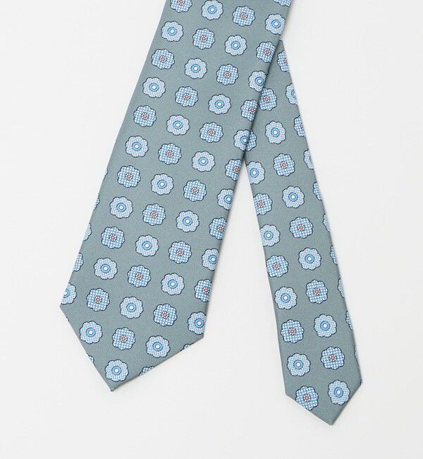 UNITED ARROWS green label relaxing「＜Luisa Esposito＞8.0cm スタンプ コモン2 ネクタイ」|ネクタイ・蝶ネクタイ|