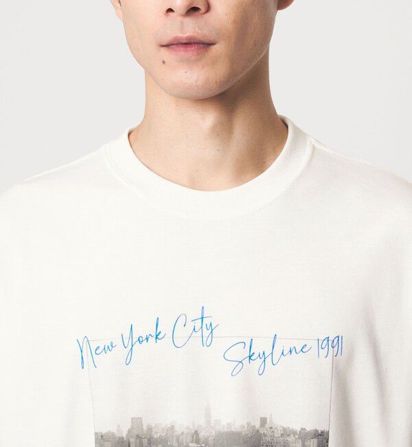 UNITED ARROWS green label relaxing「【別注】＜Filphies＞ニューヨーク フォト 長袖 Tシャツ」|Tシャツ・カットソー|