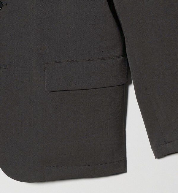 BEAUTY&YOUTH UNITED ARROWS「トリクシオン シャンブレー コンフォート ジャケット セットアップ対応可能」|テーラードジャケット|