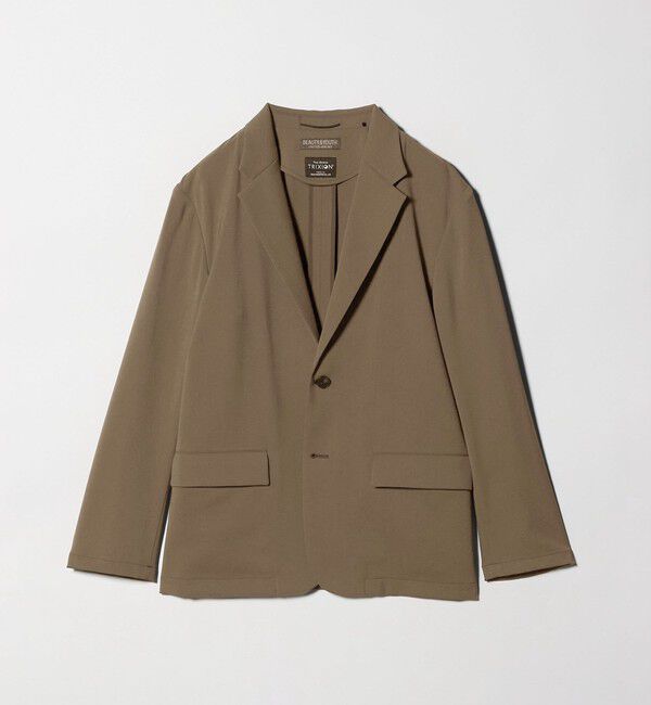 BEAUTY&YOUTH UNITED ARROWS「トリクシオン シャンブレー コンフォート ジャケット セットアップ対応可能」|テーラードジャケット|
