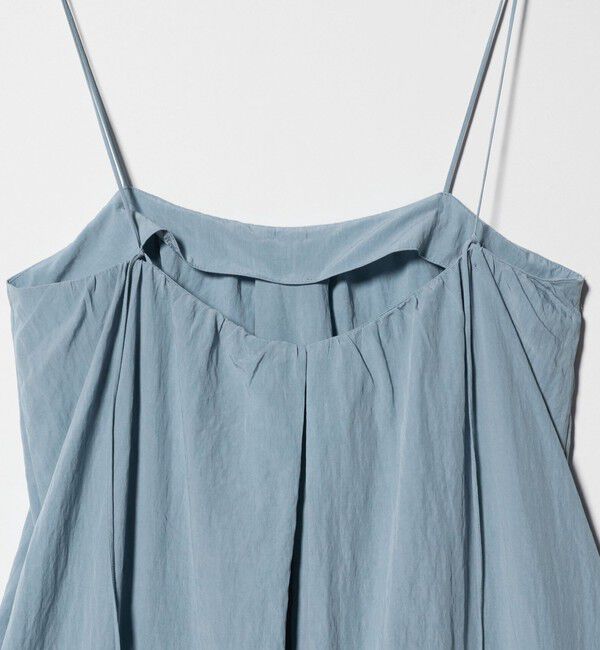 BEAUTY&YOUTH UNITED ARROWS「ギャザー ロングキャミソール ワンピース ウォッシャブル」|ワンピース|