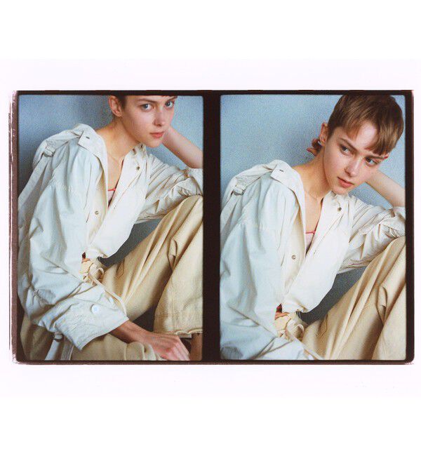 BEAMSBOY「maturely / ナイロン ミリタリー ショート ブルゾン」|ブルゾン・スタジャン|IVORY