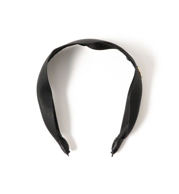 Demi-Luxe BEAMS 「TRESSE / ワイド レザー カチューシャ」|その他|BLACK