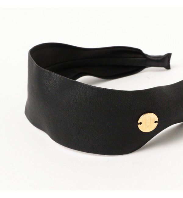 Demi-Luxe BEAMS 「TRESSE / ワイド レザー カチューシャ」|その他|